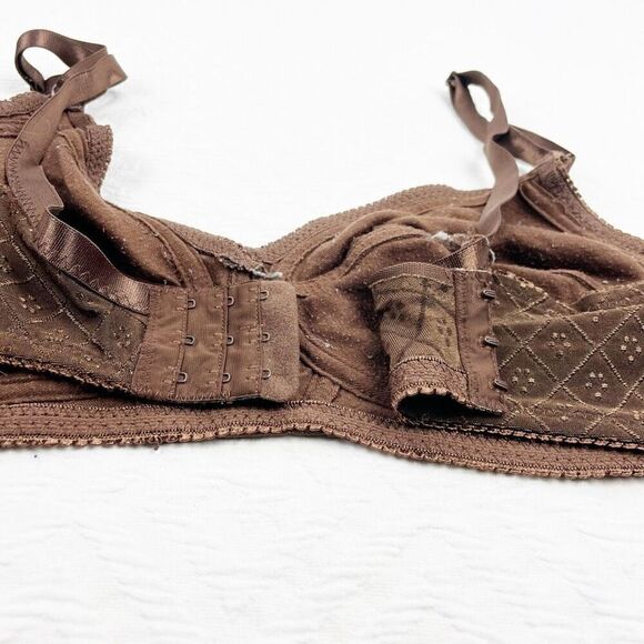 BUY 1 GET 1 FREE Mamia 36d brown unlined supportive bra - Picture 4 of 8